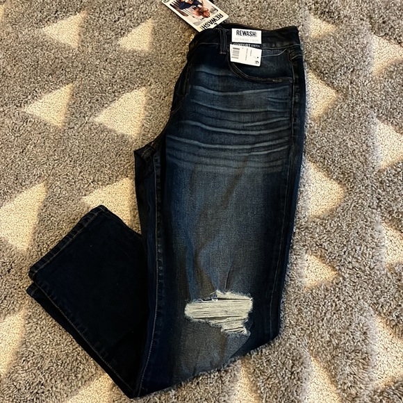 Rewash Distressed Jeans - Picture 1 of 10